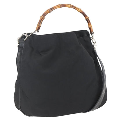 Gucci Vintage Bamboo Handle Open Hobo - Brandsamsara