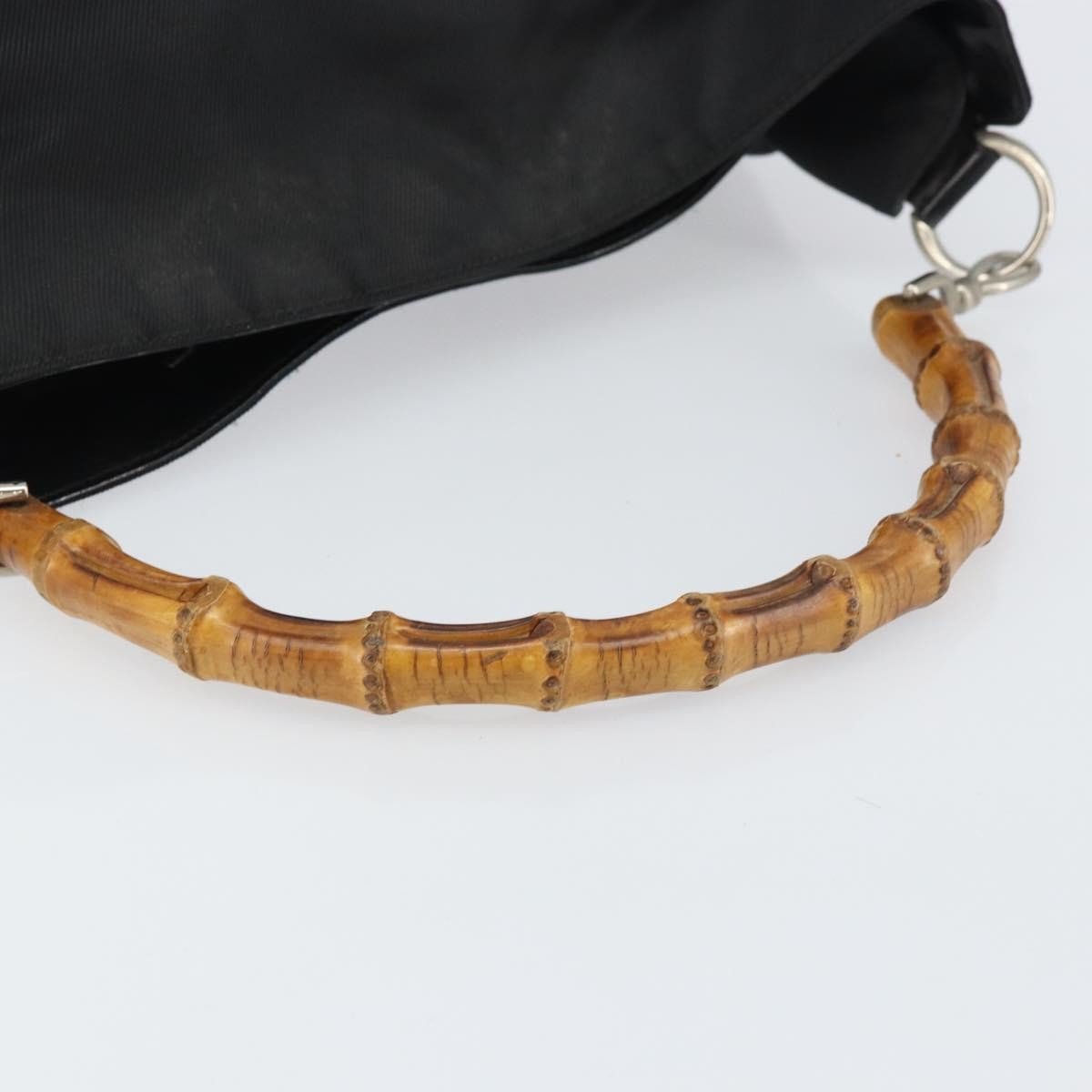 Gucci Vintage Bamboo Handle Open Hobo - Brandsamsara