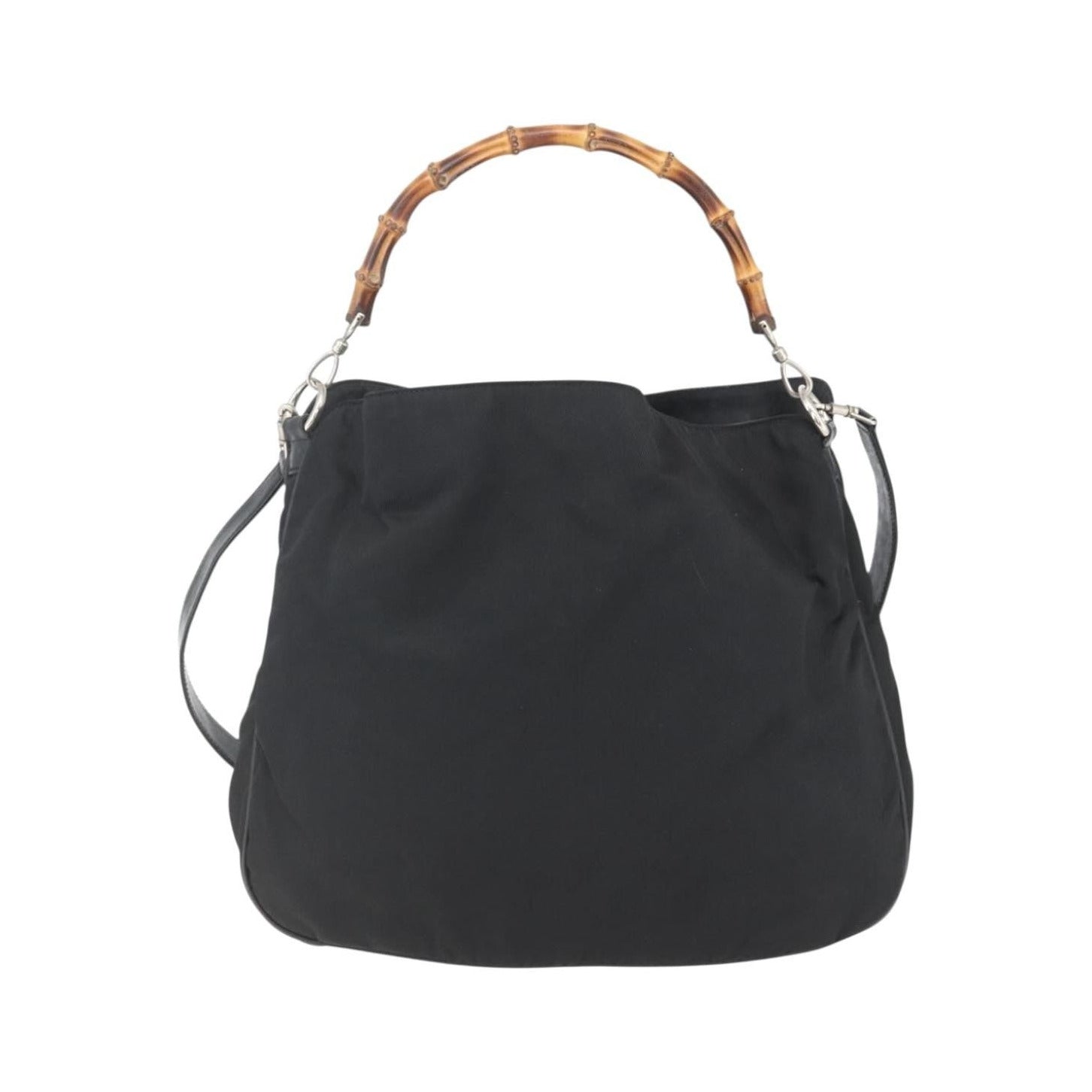 Gucci Vintage Bamboo Handle Open Hobo - Brandsamsara