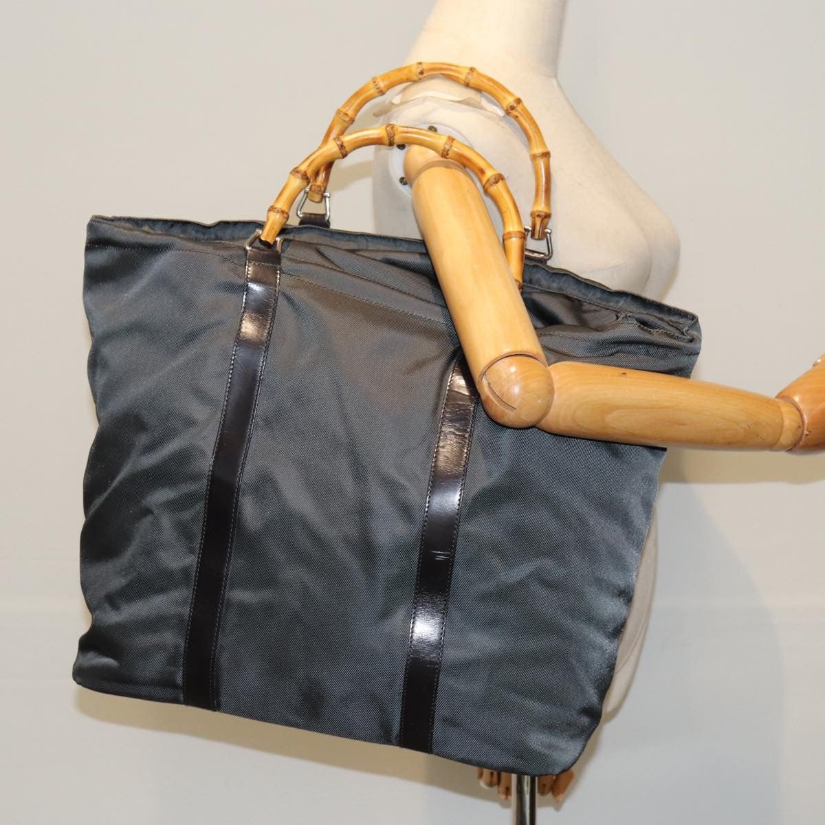 Gucci Vintage Bamboo Handle Tote - Brandsamsara