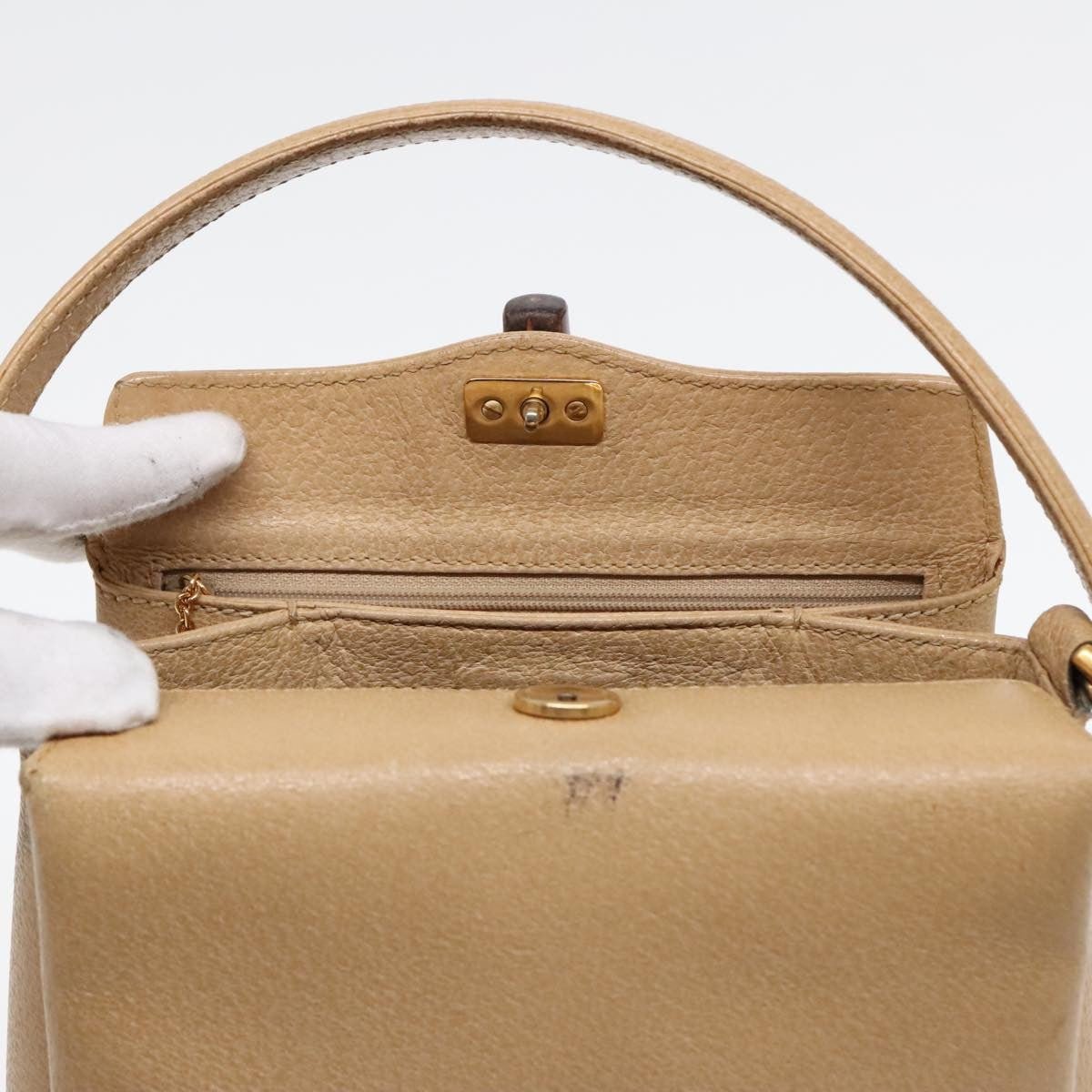 Gucci Vintage Convertible Bamboo Box Crossbody Bag - Brandsamsara