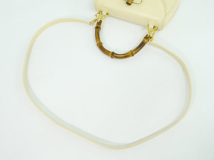Gucci Vintage Convertible Bamboo Top Handle Bag - Brandsamsara