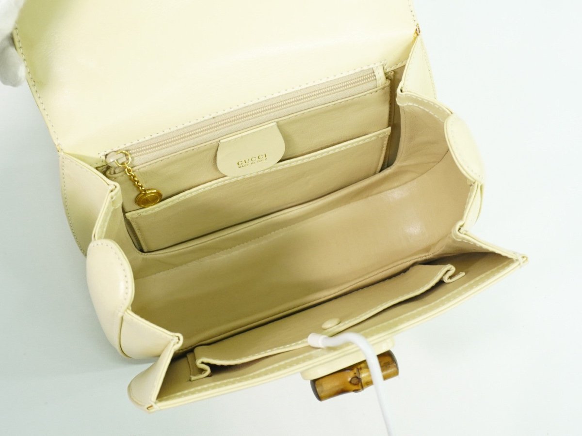 Gucci Vintage Convertible Bamboo Top Handle Bag - Brandsamsara