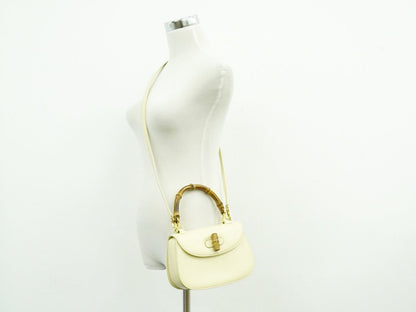Gucci Vintage Convertible Bamboo Top Handle Bag - Brandsamsara