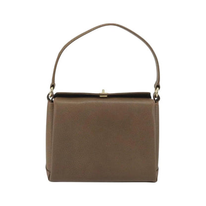 Gucci Vintage Convertible Box Leather, Brown, Leather, Handbag