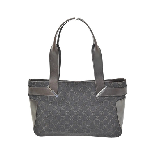 Gucci Vintage GG Coated Canvas, Brown, Canvas, Shoulder Bag