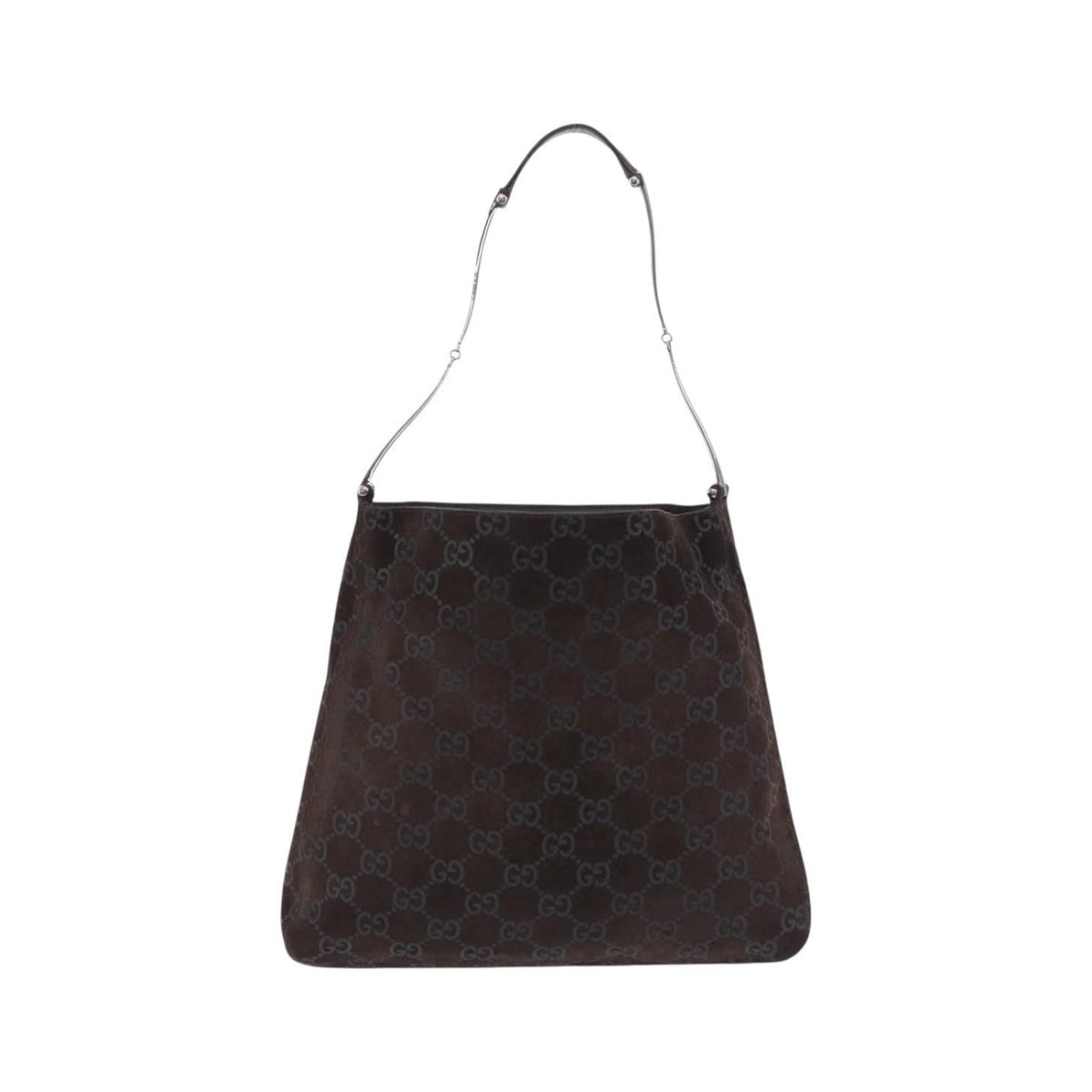 Gucci Vintage Hobo GG Suede, Multicolour, Suede, Shoulder Bag
