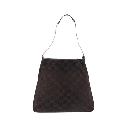Gucci Vintage Hobo GG Suede, Multicolour, Suede, Shoulder Bag