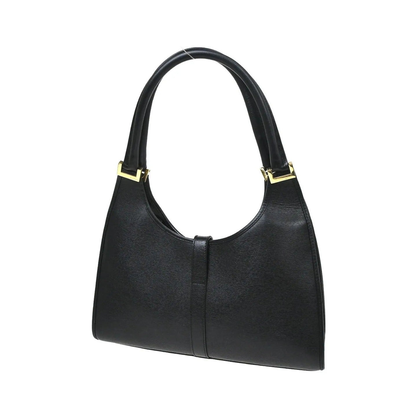 Gucci Vintage Jackie Leather, Black, Leather, Handbag