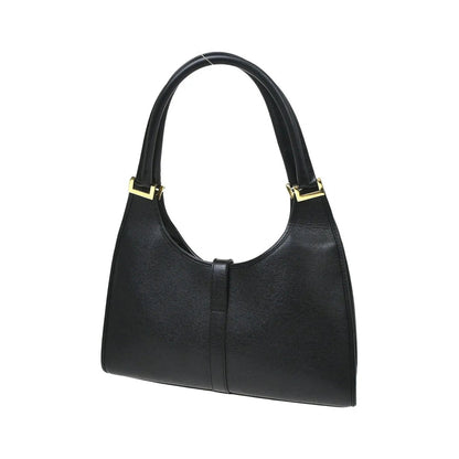 Gucci Vintage Jackie Leather, Black, Leather, Handbag