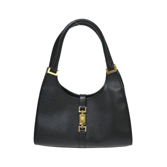 Gucci Vintage Jackie Leather, Black, Leather, Handbag
