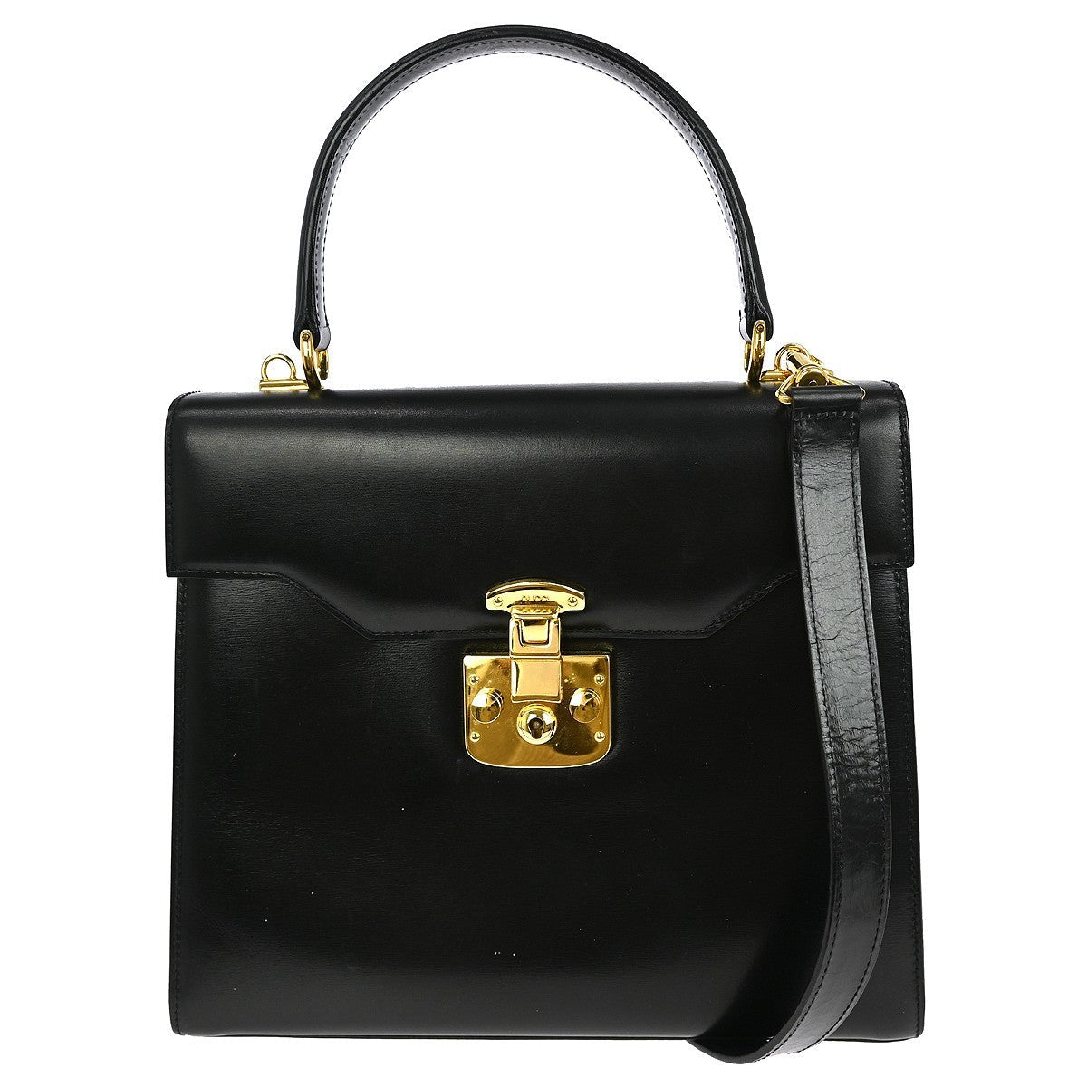 Gucci Vintage Lady Lock Top Handle Bag - Brandsamsara