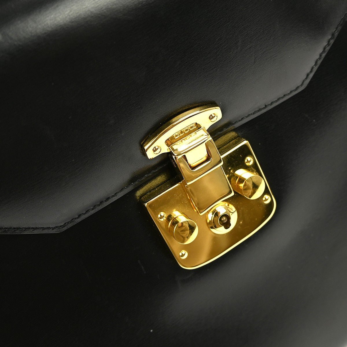 Gucci Vintage Lady Lock Top Handle Bag - Brandsamsara
