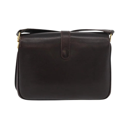 Gucci Vintage Leather, Brown, Leather, Shoulder Bag
