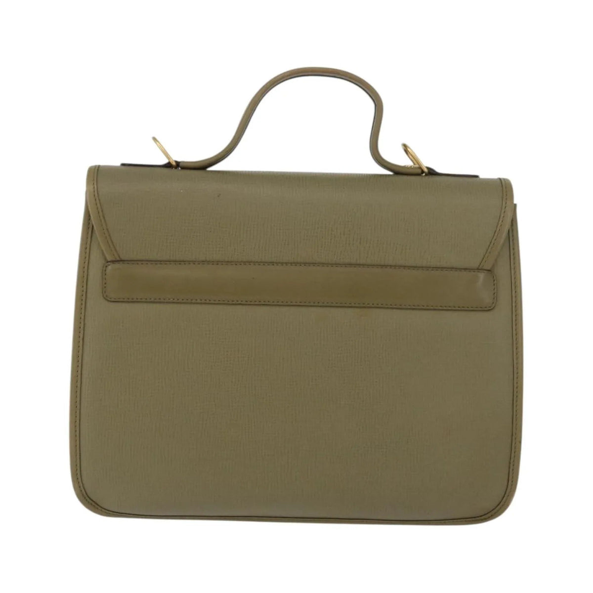 Gucci Vintage Leather, Green, Leather, Handbag