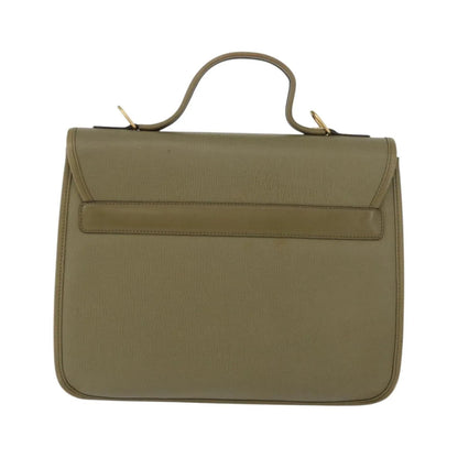 Gucci Vintage Leather, Green, Leather, Handbag
