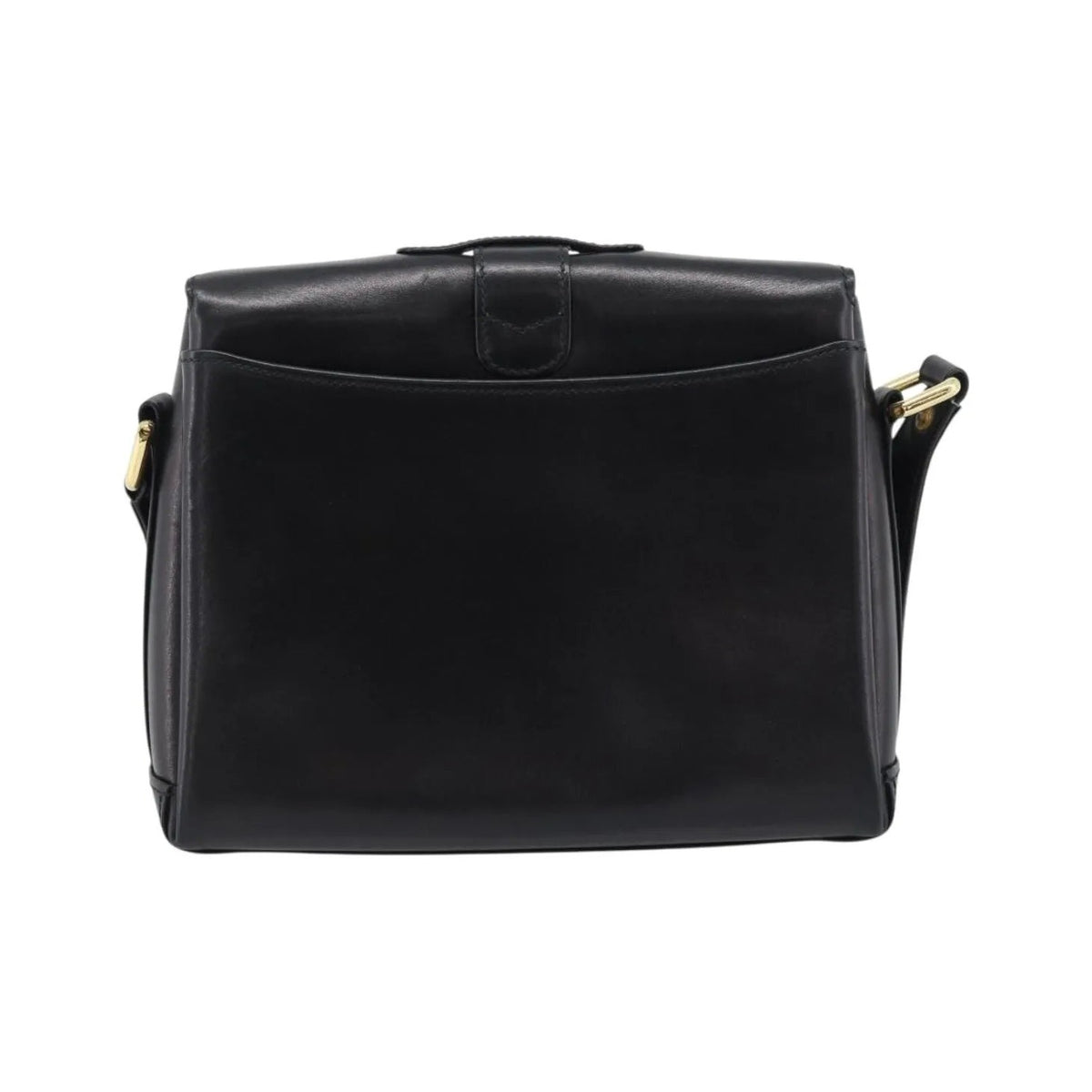 Gucci Vintage Leather, Black, Leather, Shoulder Bag