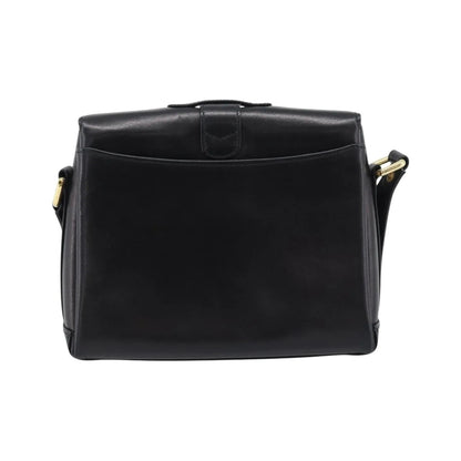 Gucci Vintage Leather, Black, Leather, Shoulder Bag