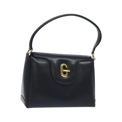 Gucci Vintage Leather, Navy, Leather, Handbag