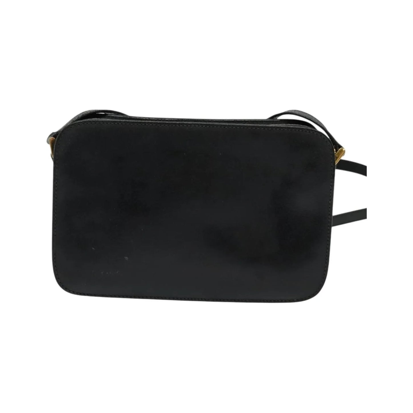 Gucci Vintage Leather, Black, Leather, Shoulder Bag