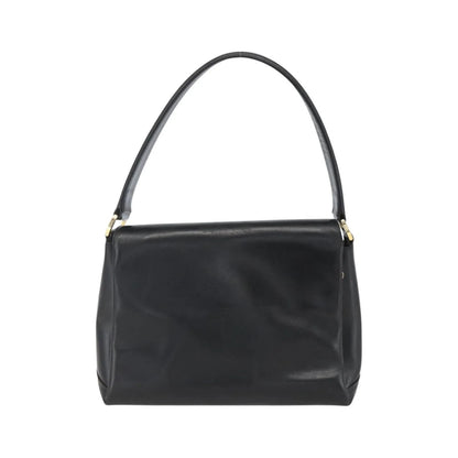 Gucci Vintage Leather, Black, Leather, Handbag