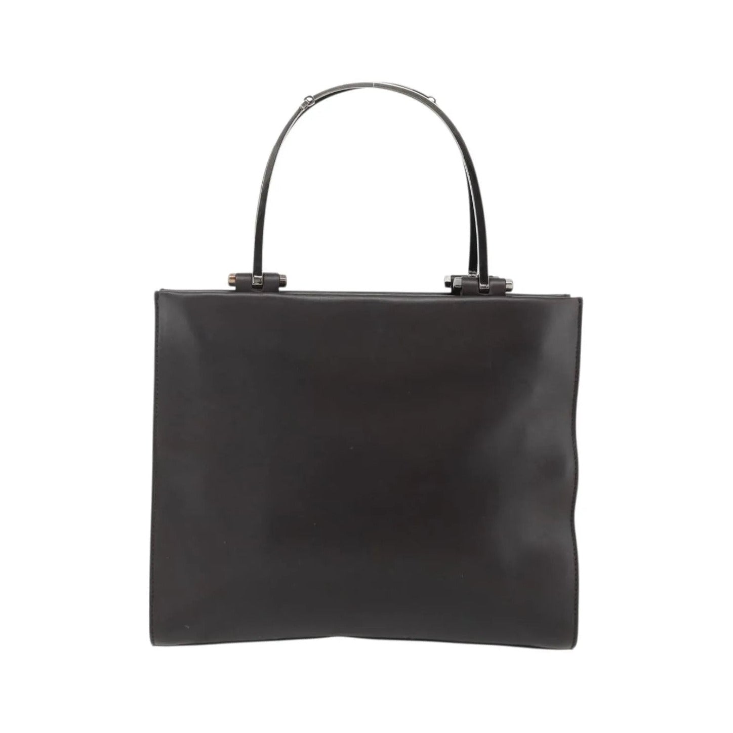 Gucci Vintage Leather, Brown, Leather, Handbag