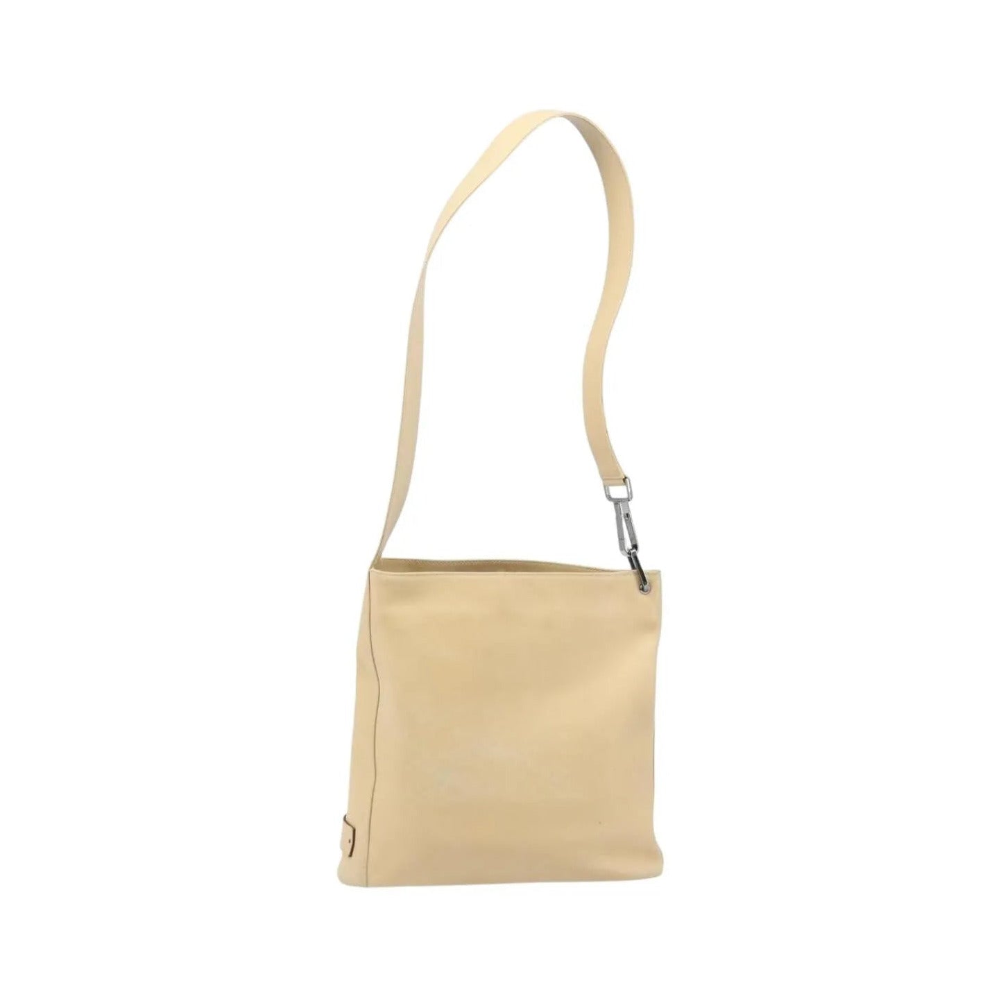 Gucci Vintage Leather, Beige, Leather, Shoulder Bag