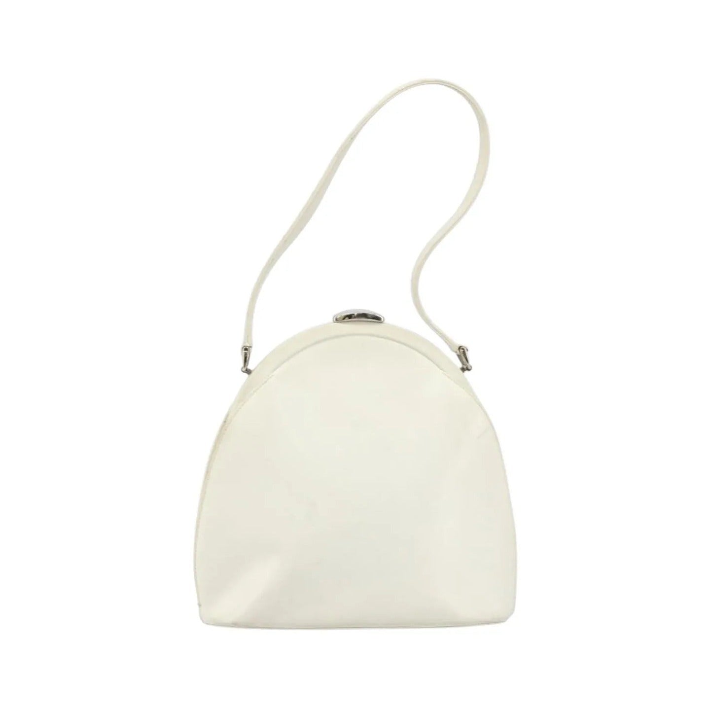 Gucci Vintage Leather, White, Leather, Handbag