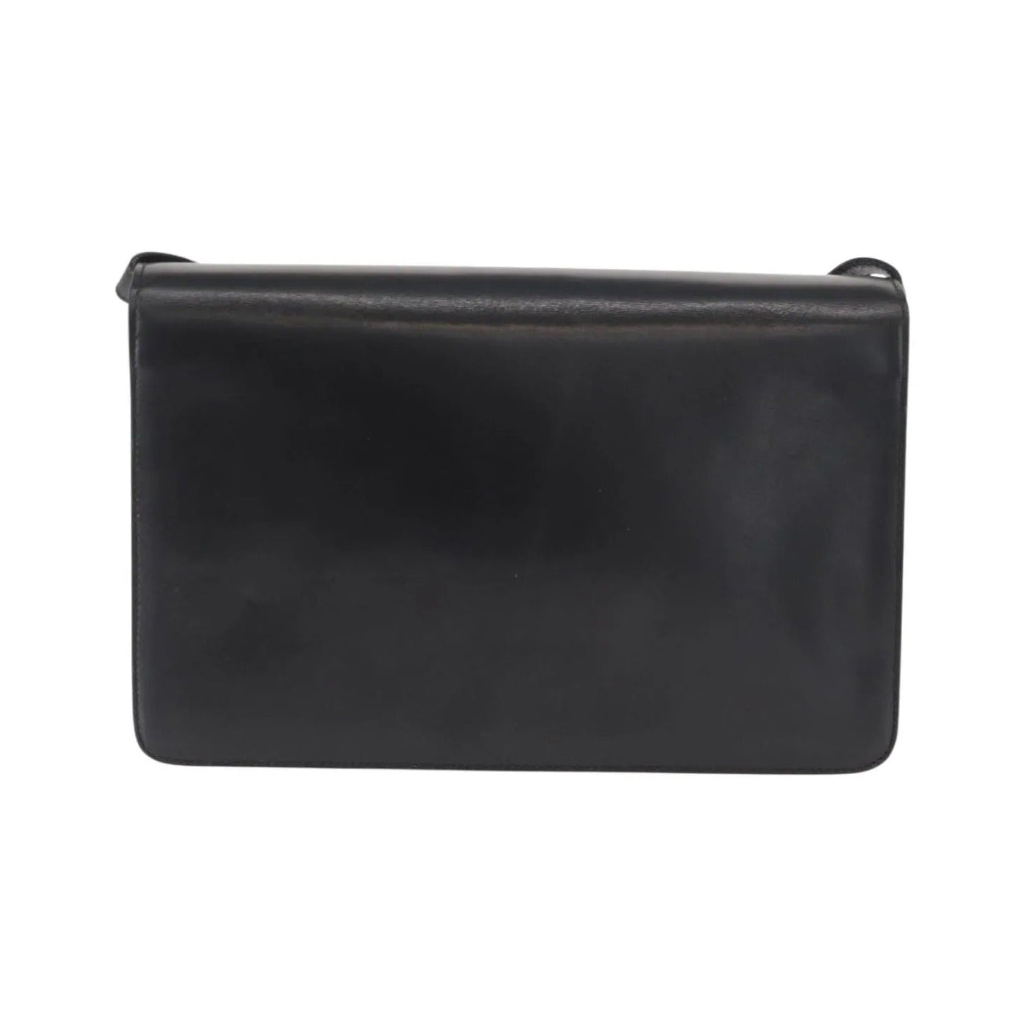 Gucci Vintage Leather, Black, Leather, Shoulder Bag