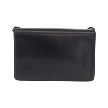 Gucci Vintage Leather, Black, Leather, Shoulder Bag