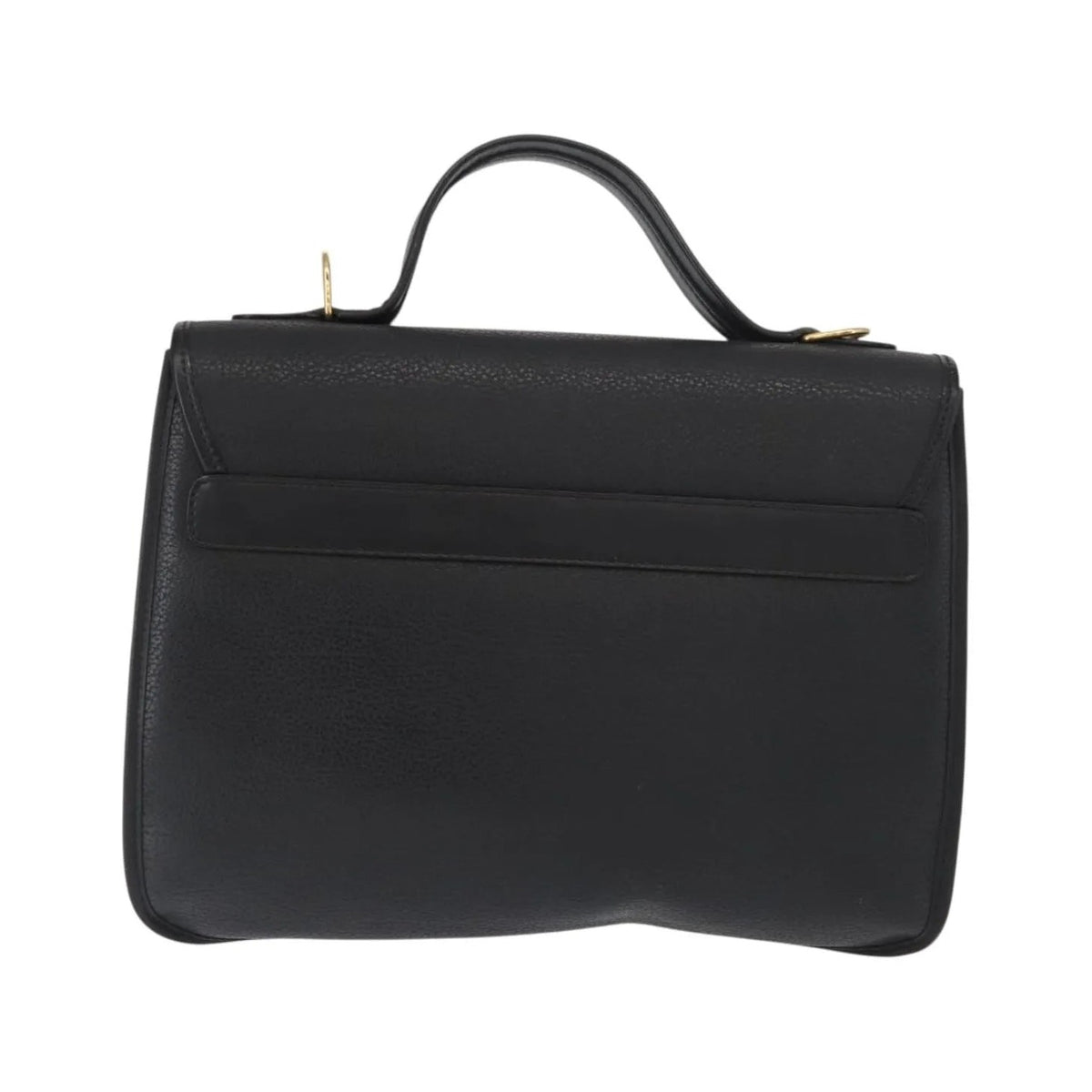 Gucci Vintage Leather, Black, Leather, Handbag