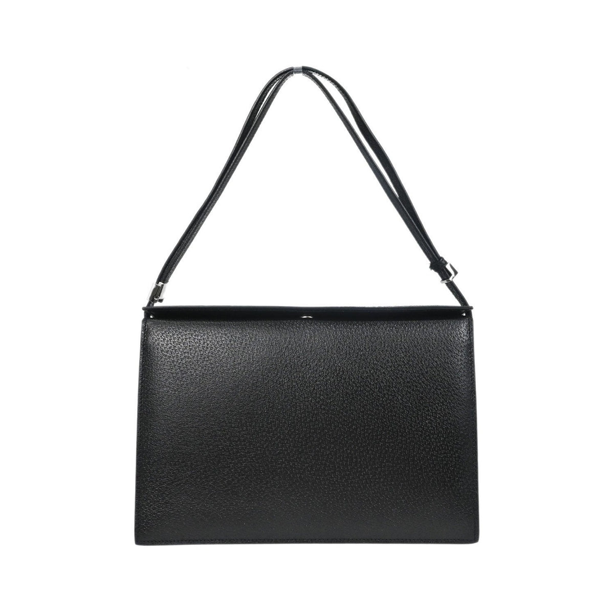 Gucci Vintage Leather, Black, Leather, Shoulder Bag