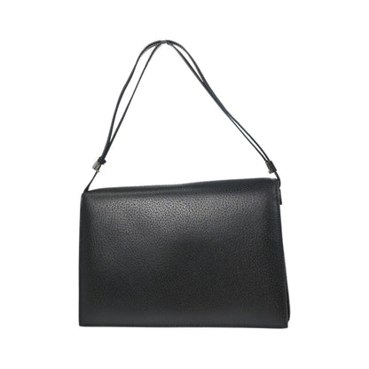Gucci Vintage Leather, Black, Leather, Shoulder Bag