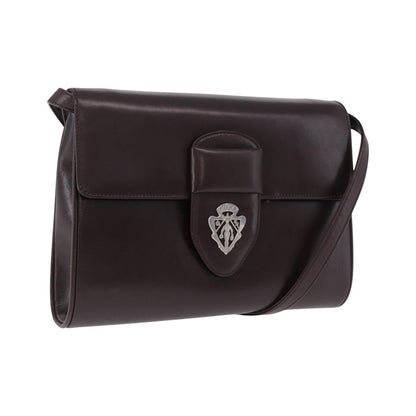 Gucci Vintage Leather, Brown, Leather, Shoulder Bag
