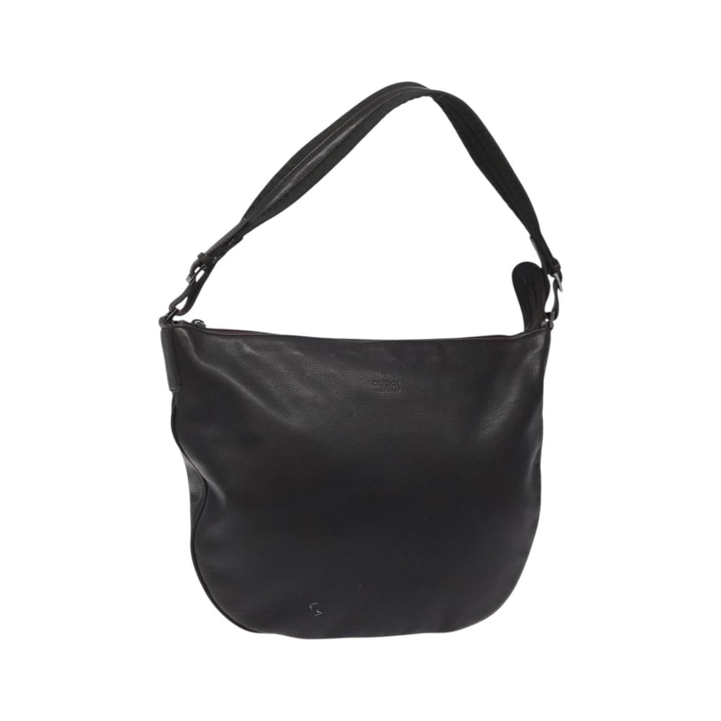 Gucci Vintage Leather, Brown, Leather, Shoulder Bag