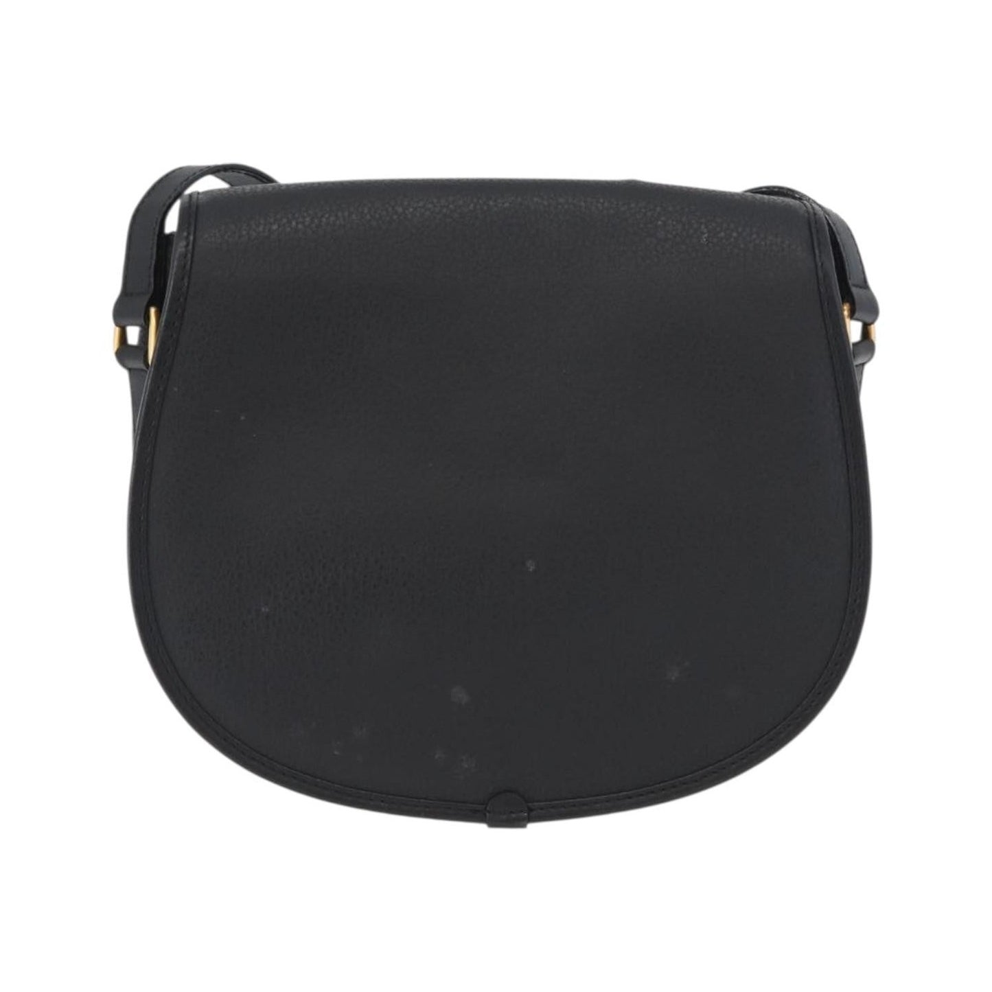 Gucci Vintage Leather, Black, Leather, Shoulder Bag