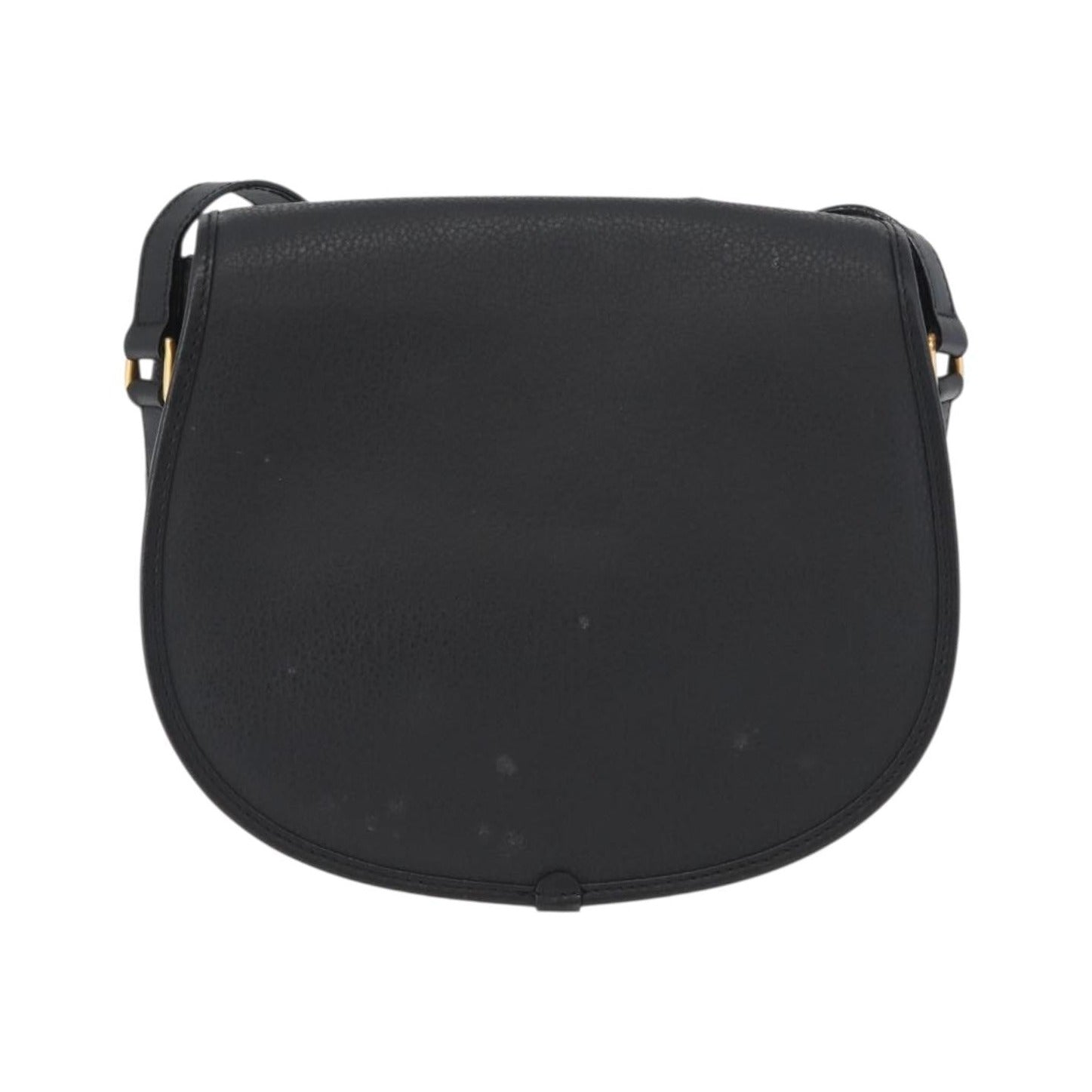 Gucci Vintage Leather, Black, Leather, Shoulder Bag