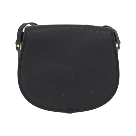 Gucci Vintage Leather, Black, Leather, Shoulder Bag
