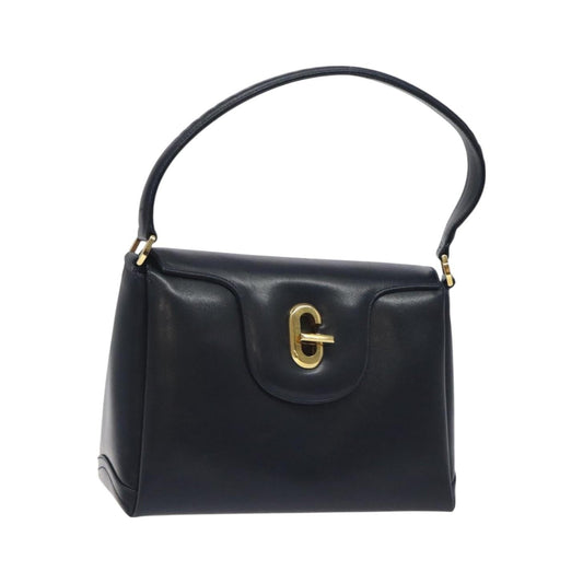 Gucci Vintage Leather, Navy, Leather, Handbag