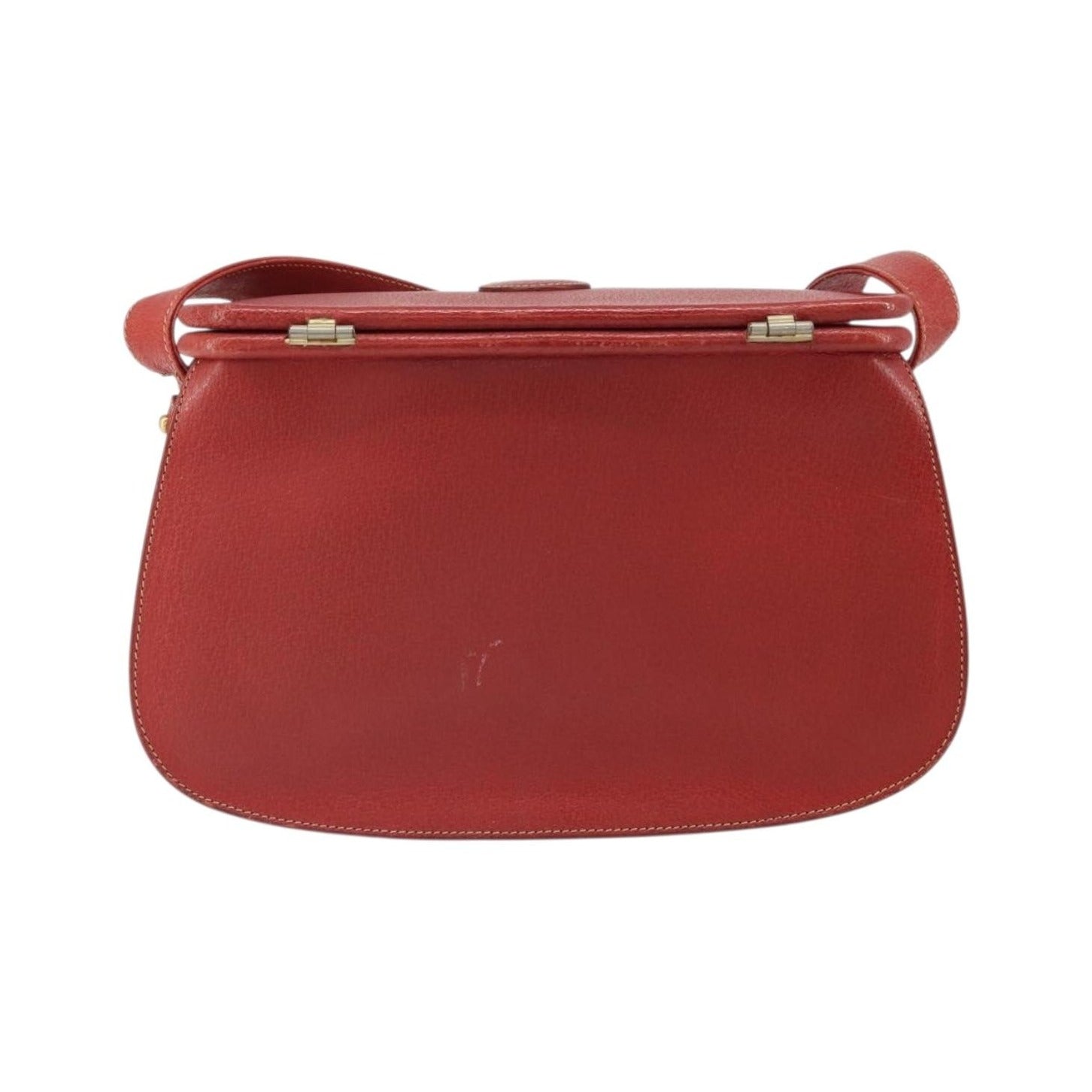 Gucci Vintage Leather, Red, Leather, Shoulder Bag