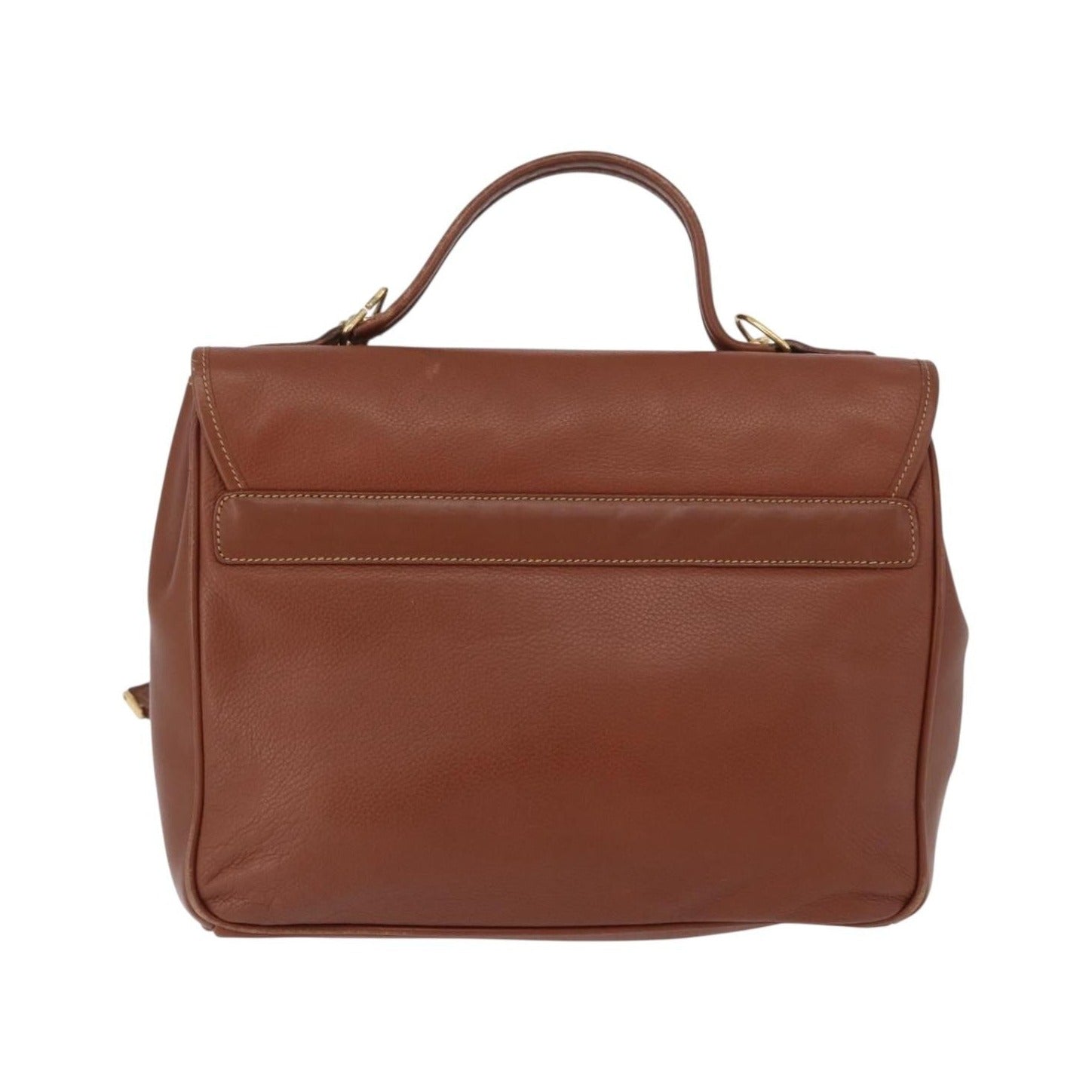 Gucci Vintage Leather, Brown, Leather, Handbag