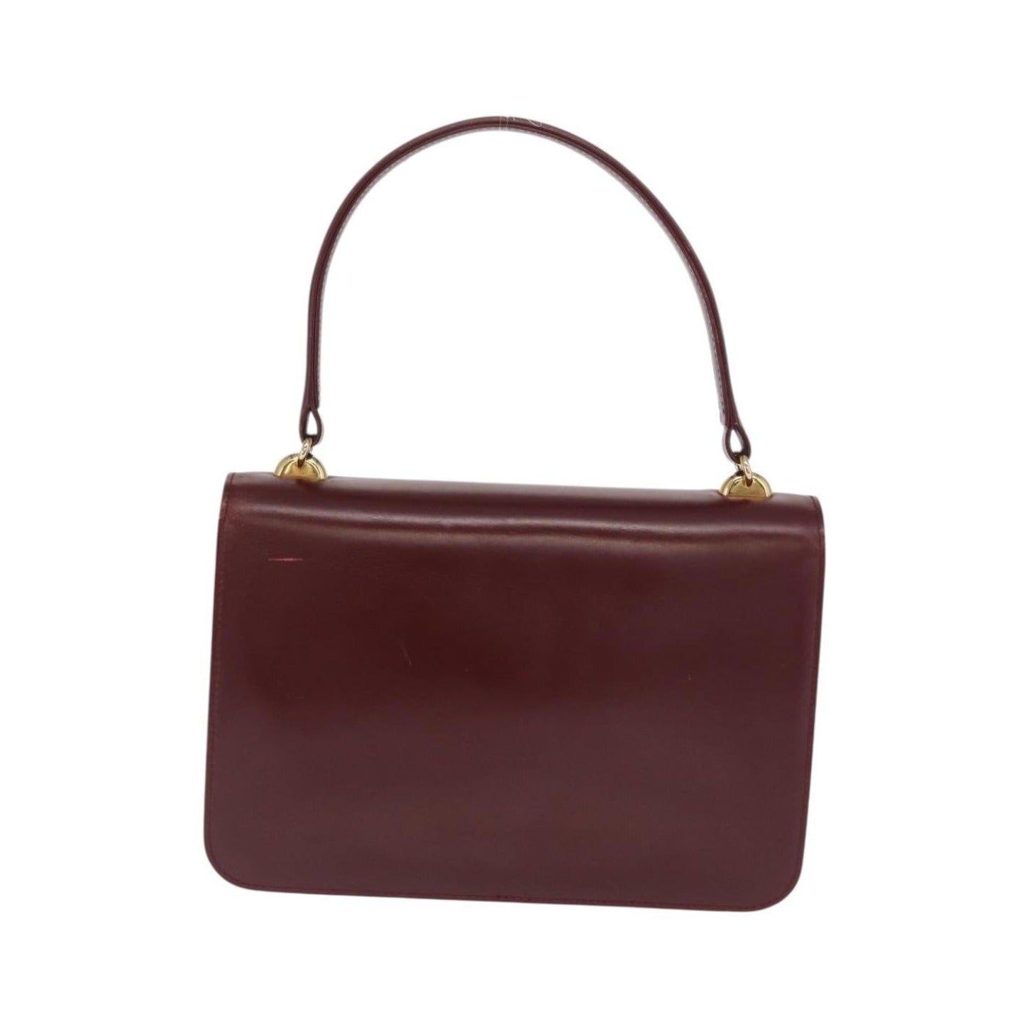 Gucci Vintage Leather, Burgundy, Leather, Handbag