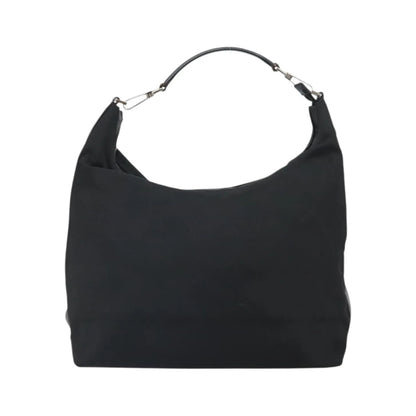 Gucci Vintage Nylon, Black, Nylon, Shoulder Bag