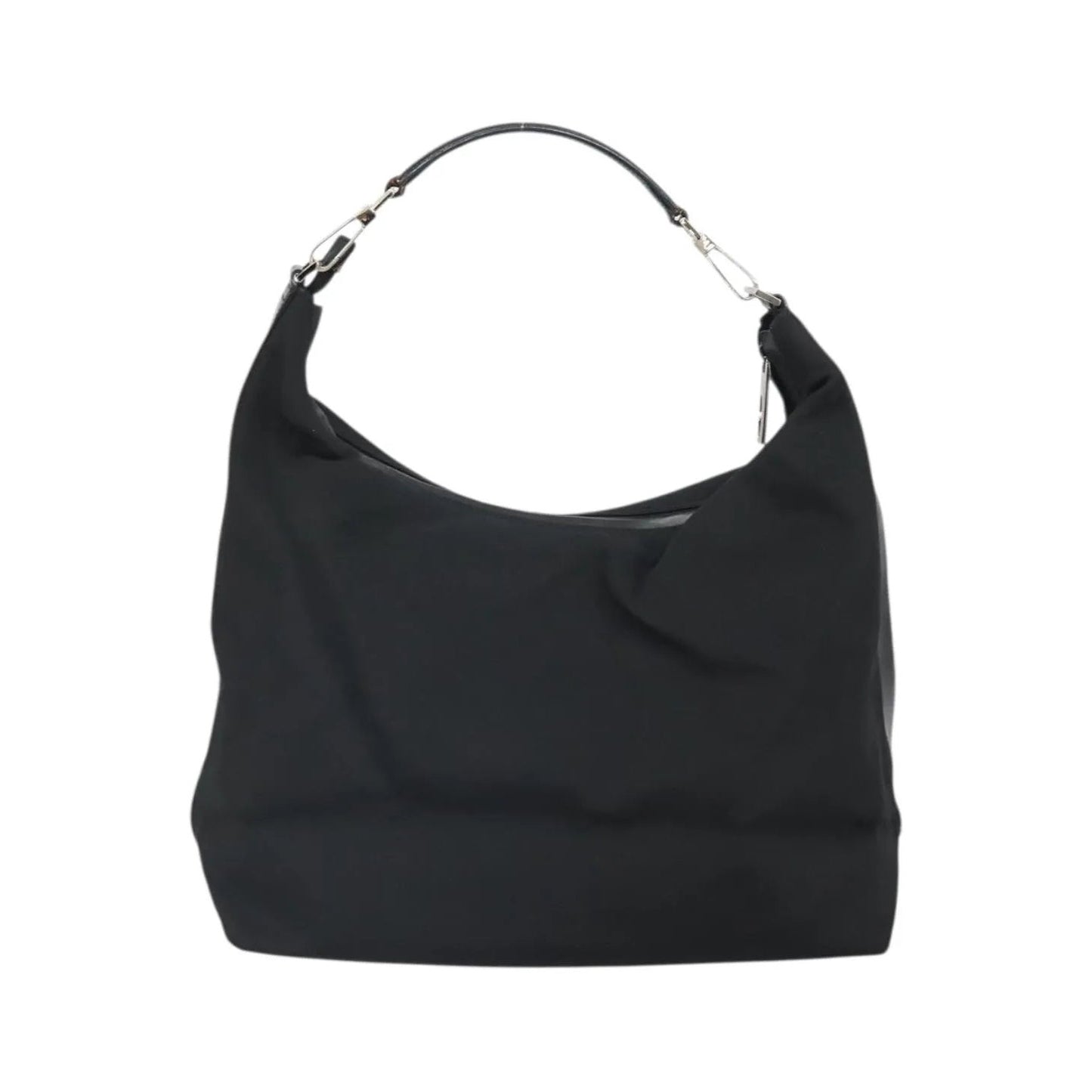 Gucci Vintage Nylon, Black, Nylon, Shoulder Bag