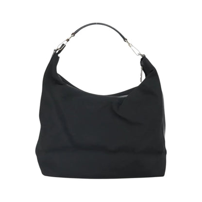 Gucci Vintage Nylon, Black, Nylon, Shoulder Bag