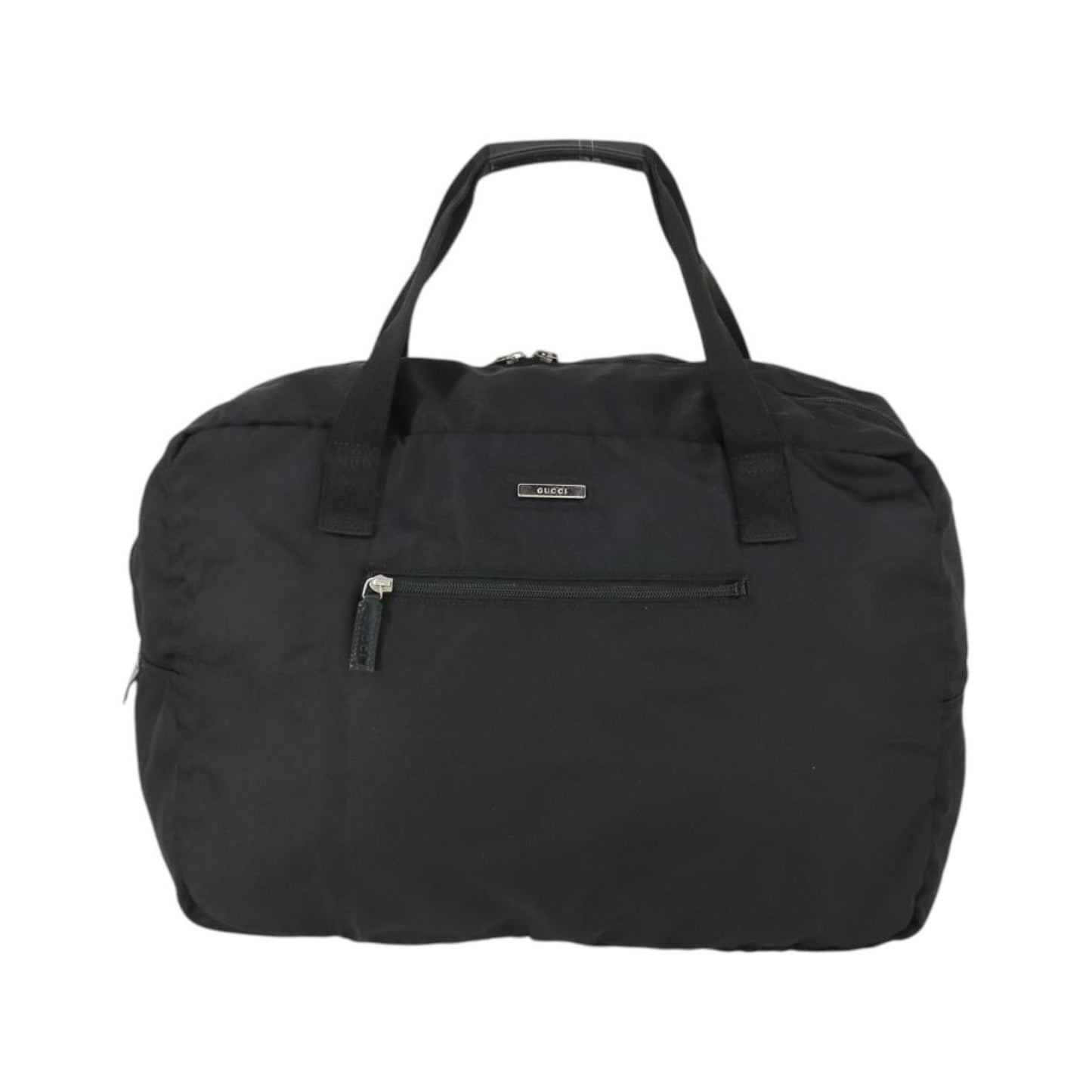 Gucci Vintage Nylon, Black, Nylon, Travel Bag
