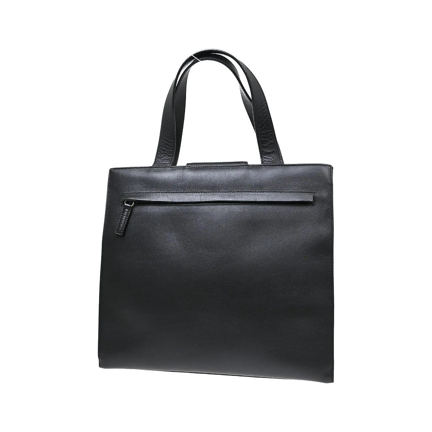 Gucci Vintage square G Leather, Black, Leather, Handbag