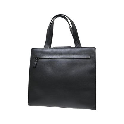 Gucci Vintage square G Leather, Black, Leather, Handbag