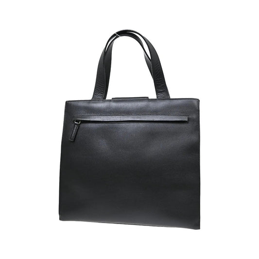 Gucci Vintage square G Leather, Black, Leather, Handbag