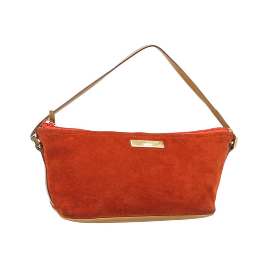 Gucci Vintage Suede, Orange, Suede, Clutch